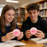 Jucarie Senzoriala Squishy, Flippy, Model Gogoasa cu Ochi Mari, 1 Bucata, Textura Ultra-Densa, Jucarie Antistres pentru