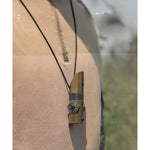 Kit supravieturie Flippy, Fluier multifunctional 7 in 1, pentru drumetii, hiking, lupa, fluier, termometru, depozitare