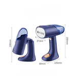 Aparat de Calcat Vertical Portabil cu Abur, Flippy, Putere 1500W, Rezervor Detasabil de 138ml, Priza, Functie Anti
