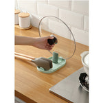 Suport Pliabil, Flippy, pentru Capace, Linguri, Multifunctional, Plasare pe Blatul de Bucatarie, 11.5 x 18 x 2.2 cm,