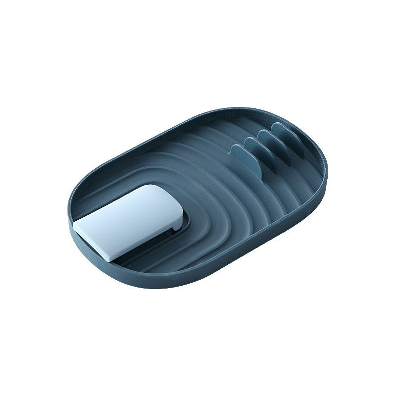 Suport Pliabil, Flippy, pentru Capace, Linguri, Multifunctional, Plasare pe Blatul de Bucatarie, 11.5 x 18 x 2.2 cm,