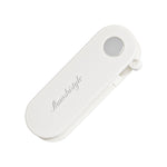 Peeler pentru Legume si Fructe, Flippy, 3.6 x 9.1 cm, Multifunctional, Curatator Pliabil, din ABS si Otel Inoxidabil,