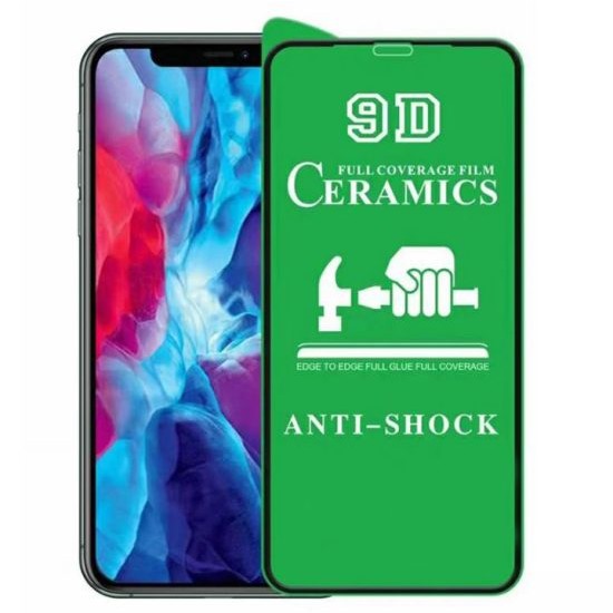 Folie de Protectie Ceramica, Flippy, Compatibila cu OnePlus Nord CE2 Lite, Ceramics 9D, Antisoc, Margini Negre,