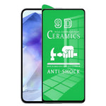 Folie de Protectie Ceramica, Flippy, Compatibila cu Samsung Galaxy A15, A15 5G, Ceramics 9D, Antisoc, Margini Negre,