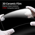 Folie de Protectie Ceramica, Flippy, Compatibila cu Xiaomi Redmi 12 Pro, Ceramics 9D, Antisoc, Margini Negre,