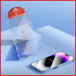 Folie de Protectie cu Instalare Rapida, Flippy, pentru Apple iPhone 15 Pro, Tempered Glass Easy Tool, Full Cover,