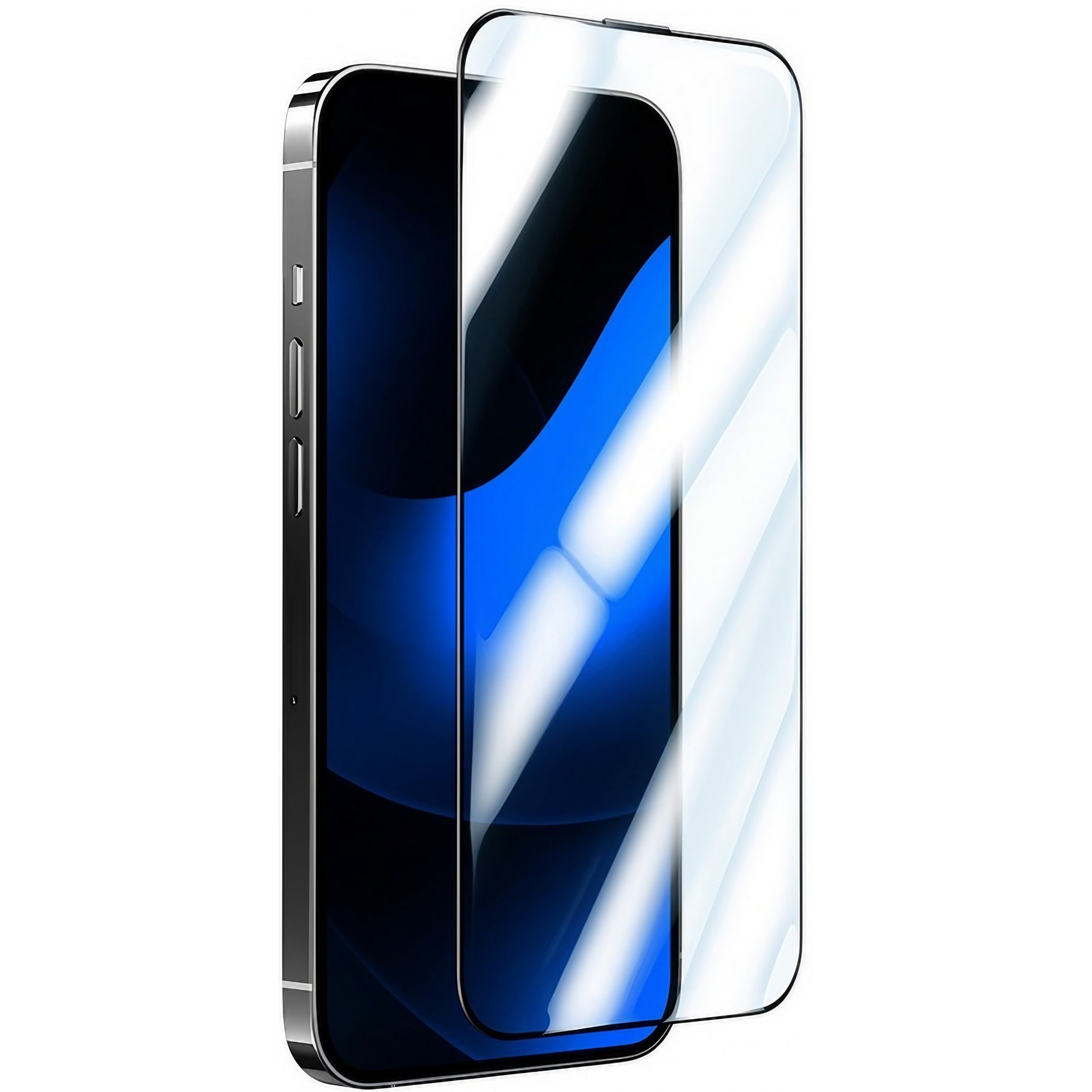 Folie de Protectie, Flippy, compatibila cu Apple iPhone XR, Acoperire Completa, Sticla, Alb