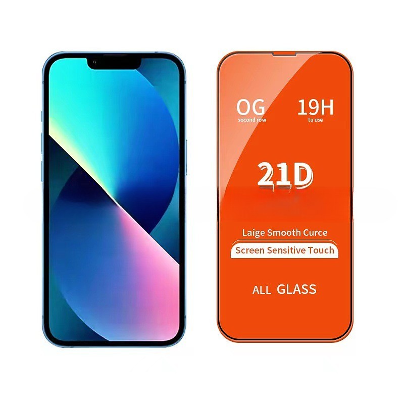 Folie de Protectie, Flippy, pentru Apple iPhone 15 Plus, Tempered Glass OG, Full Cover 21D, HD, Margini Negre,