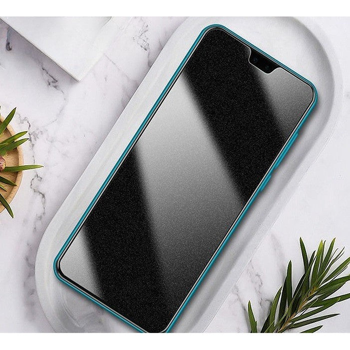 Folie de Protectie, Flippy, pentru iPhone 15, Matte Ceramic Privacy, 9H, Confidentialitate 30°, Anti-Soc, Negru
