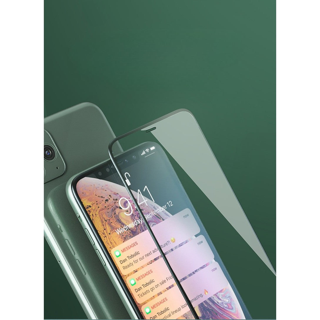 Folie de Protectie, Flippy, pentru iPhone 15 Plus, Full Cover, Ceramics 9D, Anti-soc, Anti-amprenta, Margini Negre,