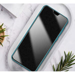 Folie de Protectie, Flippy, pentru iPhone 15 Plus, Matte Ceramic Privacy, 9H, Confidentialitate 30°, Anti-Soc, Negru