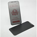 Folie de Protectie, Flippy, pentru iPhone 15 Plus, Matte Ceramic Privacy, 9H, Confidentialitate 30°, Anti-Soc, Negru