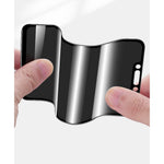 Folie de Protectie, Flippy, pentru iPhone 15 Pro, Matte Ceramic Privacy, 9H, Confidentialitate 30°, Anti-Soc, Negru