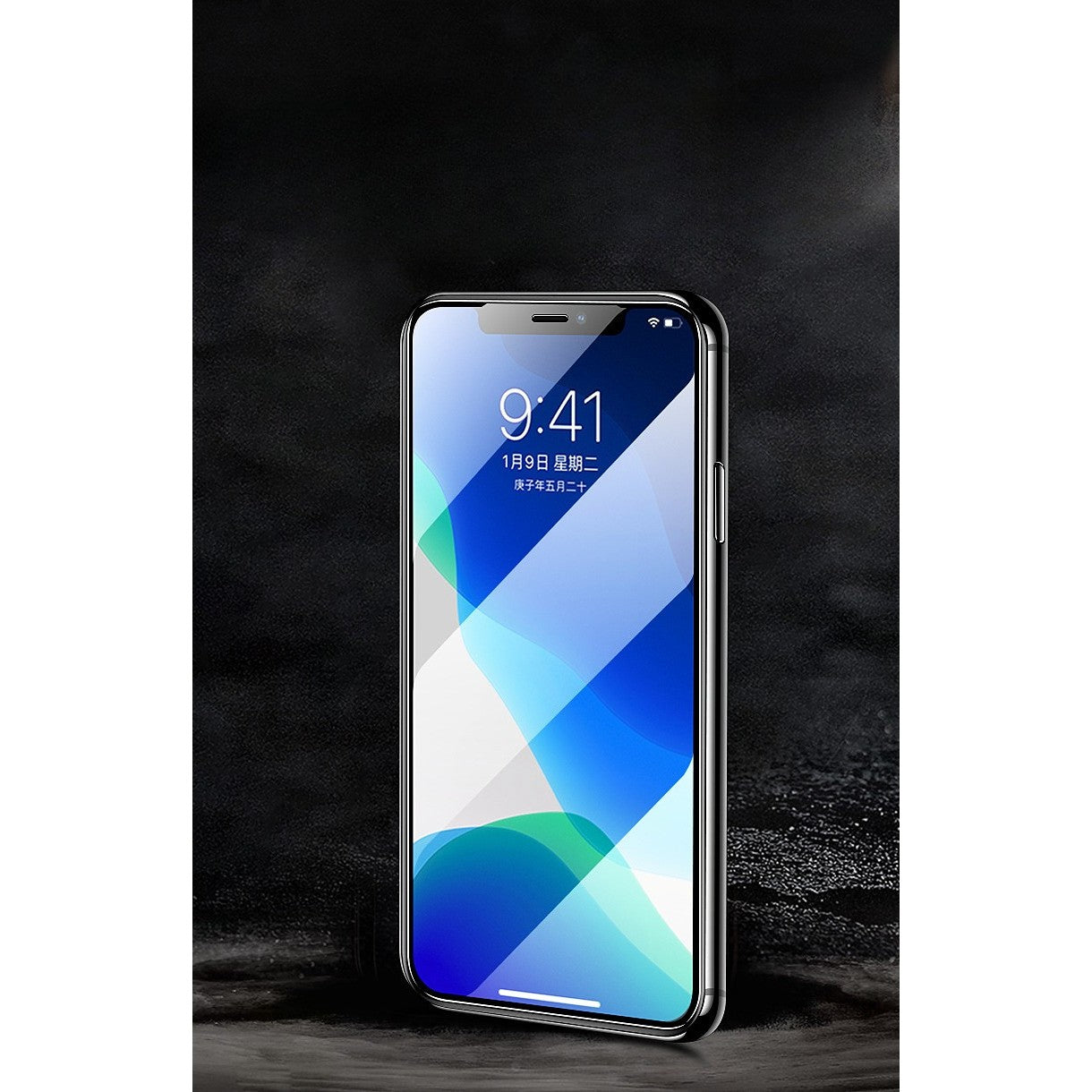 Folie de Protectie, Flippy, pentru iPhone 15 Pro Max, Tempered Glass 2.5D, cu Decupaje, HD, 9H, Transparent