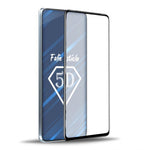 Folie de Protectie, Flippy, pentru iPhone 15, Tempered Glass 5D, Full Cover, Margini Negre, Transparent