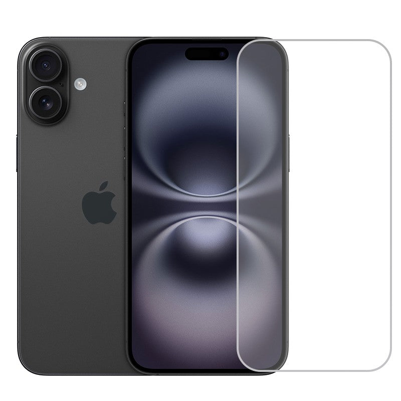 Folie de Protectie pentru Apple iPhone 16, Flippy, Sticla Securizata 3D, High Definition pentru Ecran complet, Anti