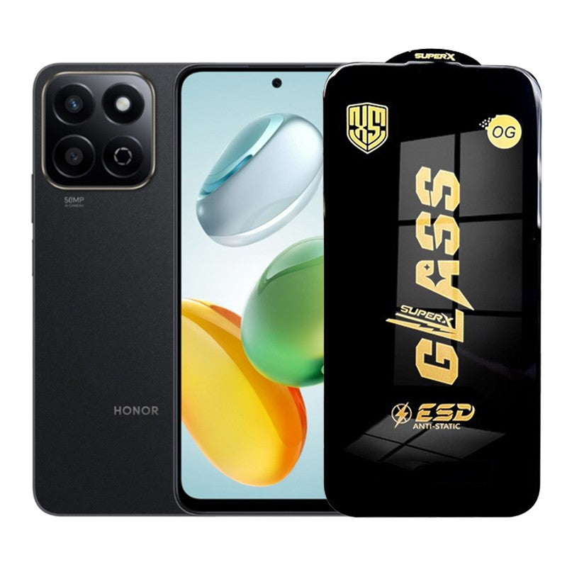Folie de Protectie pentru Honor Play 60, Flippy, Sticla Securizata ESD, Margini Negre, Rezistenta la Zgirieturi,