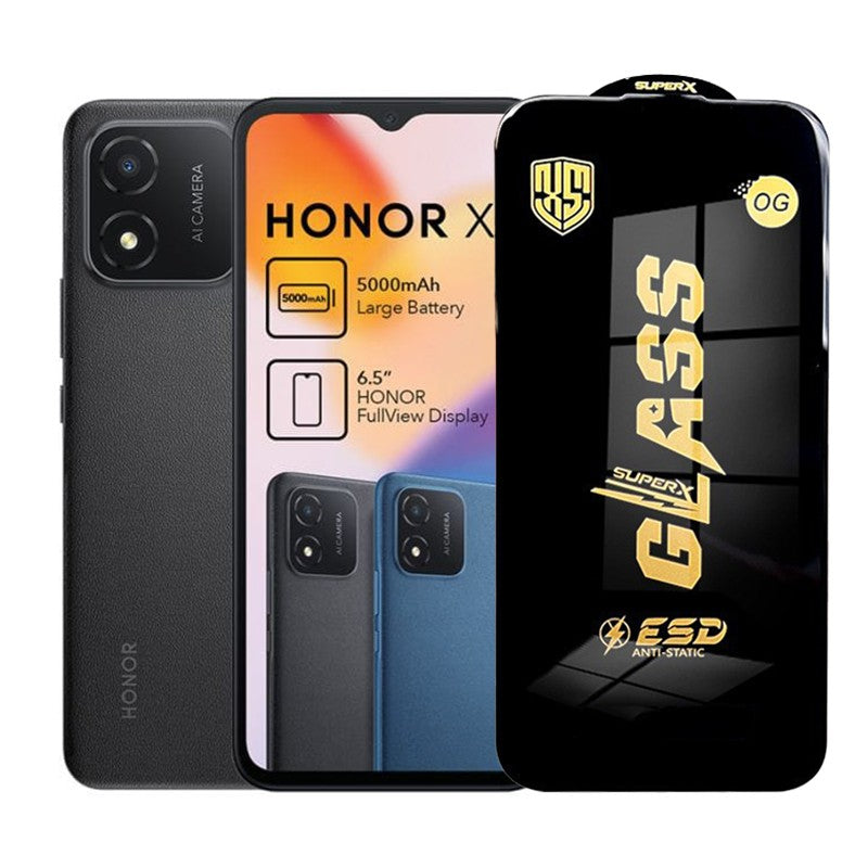 Folie de Protectie pentru Honor X5, Flippy, Sticla Securizata ESD, Margini Negre, Rezistenta la Zgirieturi,