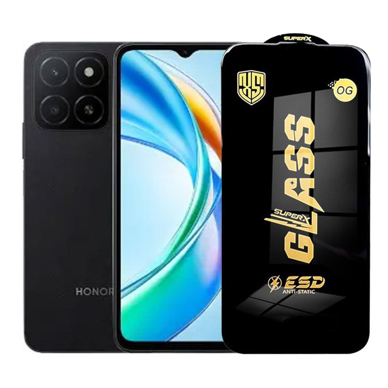 Folie de Protectie pentru Honor X5b Plus, Flippy, Sticla Securizata ESD, Margini Negre, Rezistenta la Zgirieturi,