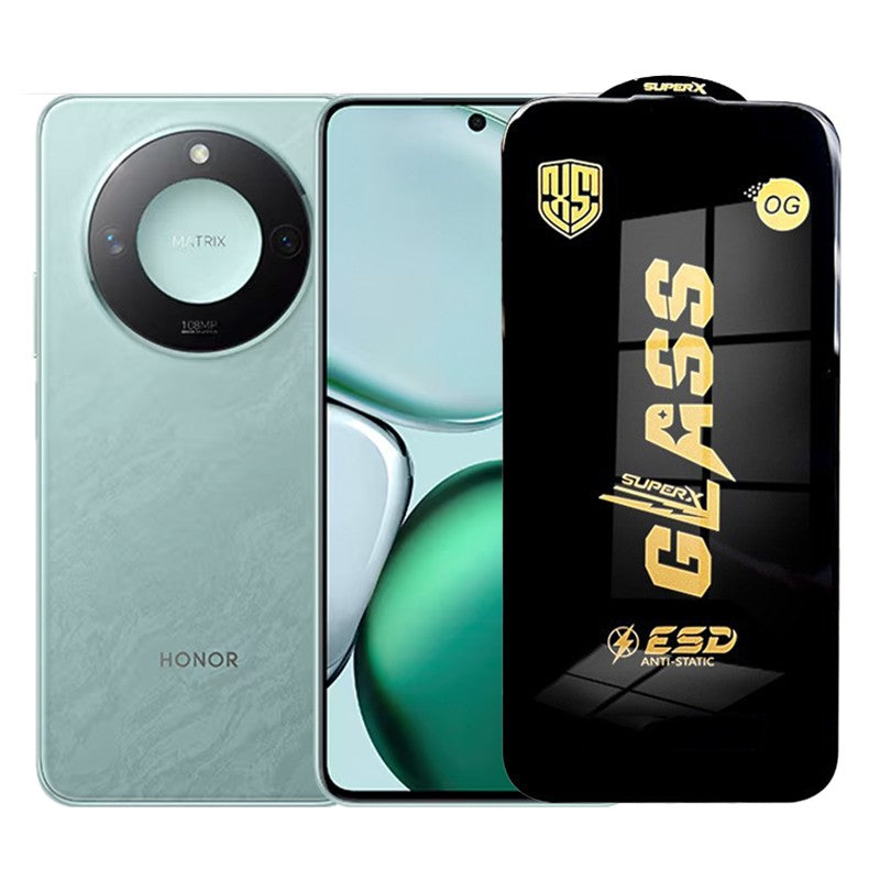 Folie de Protectie pentru Honor X9c Smart, Flippy, Sticla Securizata ESD, Margini Negre, Rezistenta la Zgirieturi,