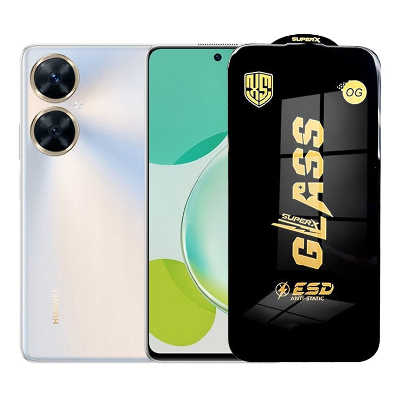 Folie de Protectie pentru Huawei Enjoy 60 Pro, Flippy, Sticla Securizata ESD, Margini Negre, Rezistenta la Zgirieturi,