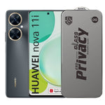 Folie de Protectie pentru Huawei Nova 11i, Flippy, Sticla Securizata ESD Antistatica, Super-X Privacy OG, Margini
