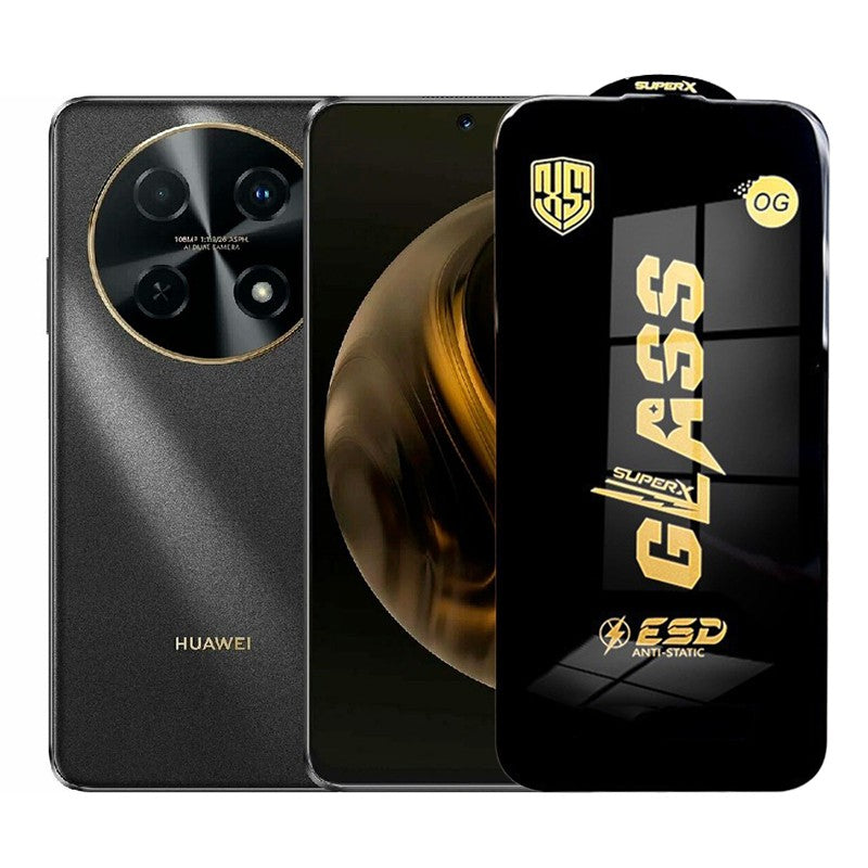 Folie de Protectie pentru Huawei Nova 12 i, Flippy, Sticla Securizata ESD, Margini Negre, Rezistenta la Zgirieturi,