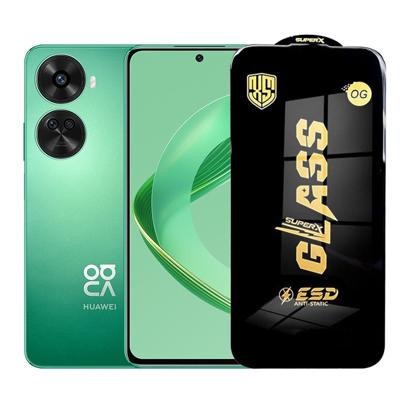 Folie de Protectie pentru Huawei Nova 12 SE, Flippy, Sticla Securizata ESD, Margini Negre, Rezistenta la Zgirieturi,