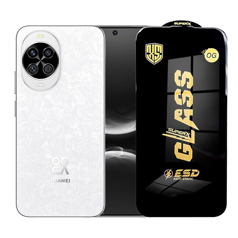 Folie de Protectie pentru Huawei Nova 14, Flippy, Sticla Securizata ESD, Margini Negre, Rezistenta la Zgirieturi,