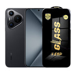 Folie de Protectie pentru Huawei Pura 70, Flippy, Sticla Securizata ESD, Margini Negre, Rezistenta la Zgirieturi,