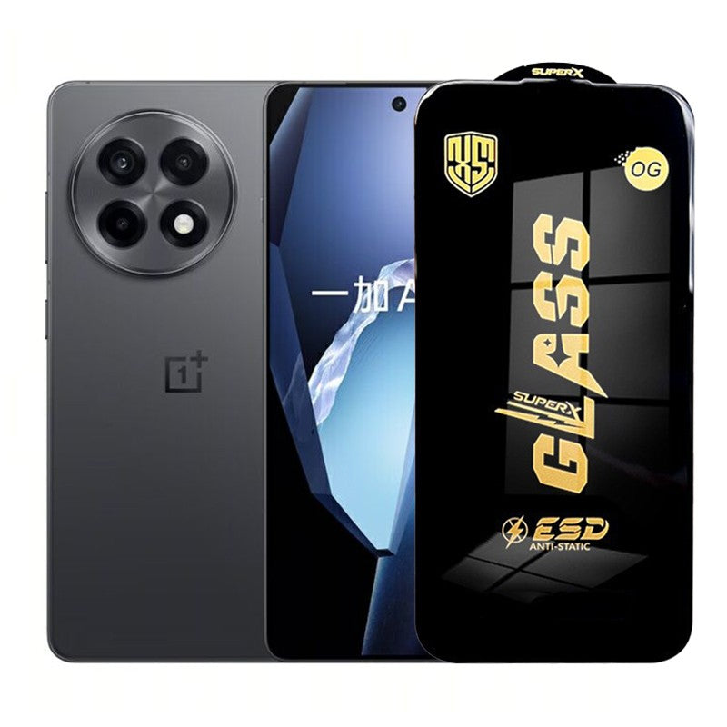 Folie de Protectie pentru OnePlus Ace 5, Flippy, Sticla Securizata ESD, Margini Negre, Rezistenta la Zgirieturi,