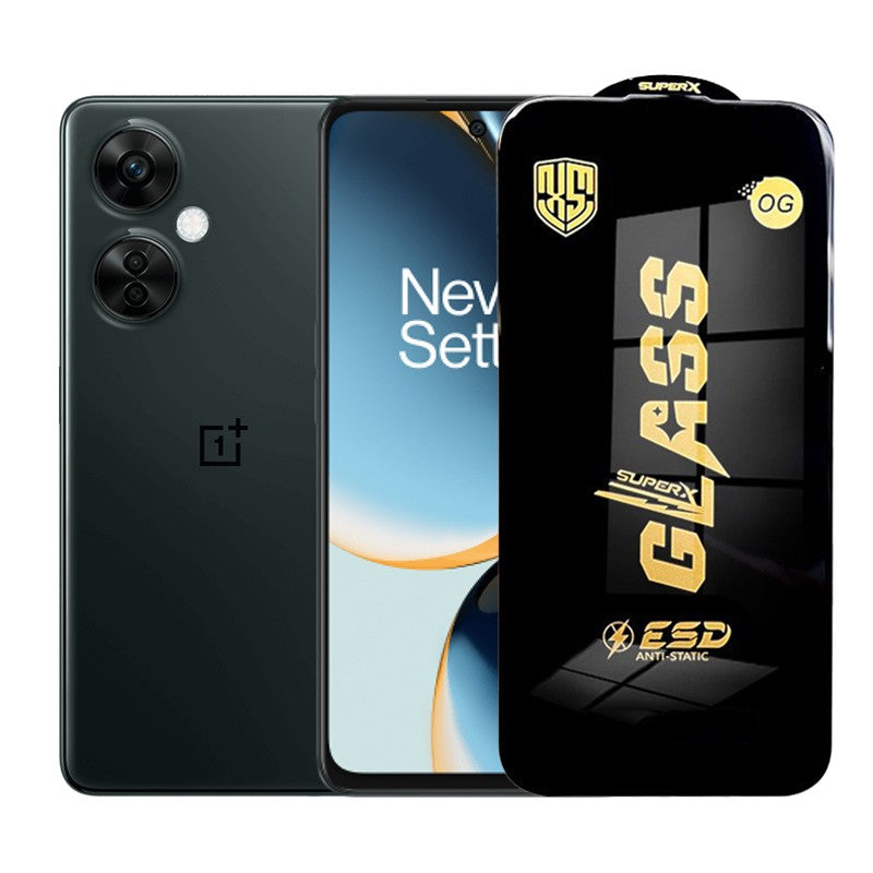 Folie de Protectie pentru OnePlus Nord N30, Flippy, Sticla Securizata ESD, Margini Negre, Rezistenta la Zgirieturi,