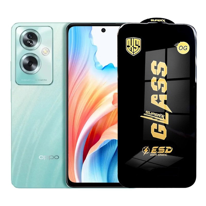 Folie de Protectie pentru Oppo A2, Flippy, Sticla Securizata ESD, Margini Negre, Rezistenta la Zgirieturi, Antistatica,
