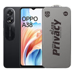Folie de Protectie pentru Oppo A38, Flippy, Sticla Securizata ESD Antistatica, Super-X Privacy OG, Margini Negre, 0.30