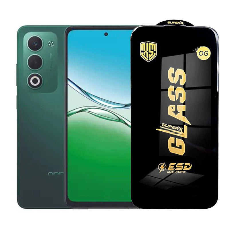 Folie de Protectie pentru Oppo A5, Flippy, Sticla Securizata ESD, Margini Negre, Rezistenta la Zgirieturi, Antistatica,