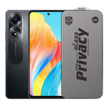 Folie de Protectie pentru Oppo A58, Flippy, Sticla Securizata ESD Antistatica, Super-X Privacy OG, Margini Negre, 0.30