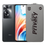 Folie de Protectie pentru Oppo A79, Flippy, Sticla Securizata ESD Antistatica, Super-X Privacy OG, Margini Negre, 0.30
