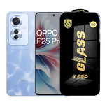 Folie de Protectie pentru Oppo F25 Pro, Flippy, Sticla Securizata ESD, Margini Negre, Rezistenta la Zgirieturi,