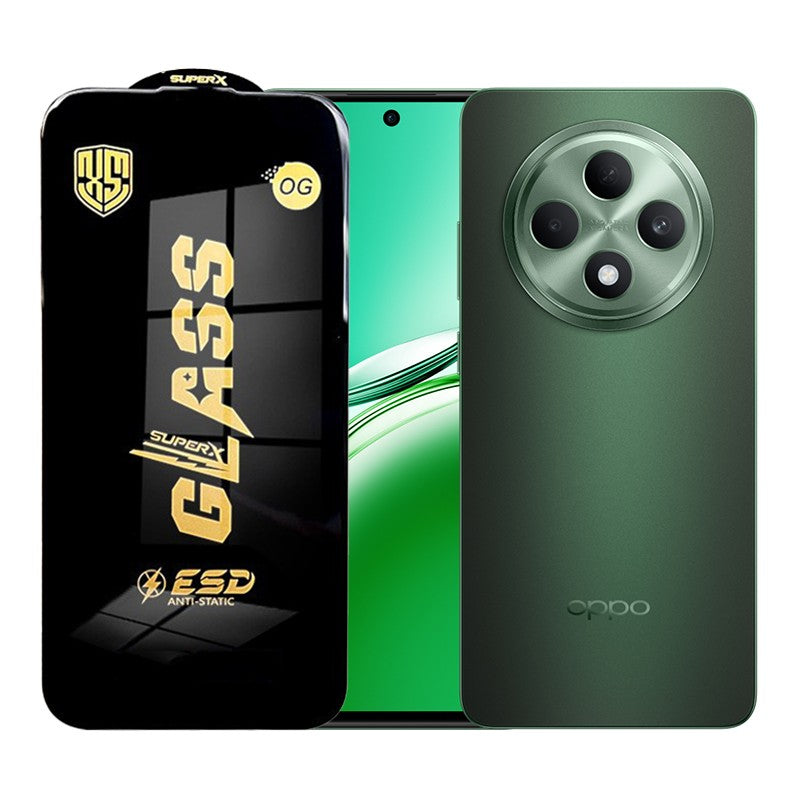 Folie de Protectie pentru Oppo F27, Flippy, Sticla Securizata ESD, Margini Negre, Rezistenta la Zgirieturi,