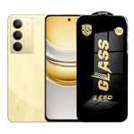 Folie de Protectie pentru Realme 14x, Flippy, Sticla Securizata ESD, Margini Negre, Rezistenta la Zgirieturi,