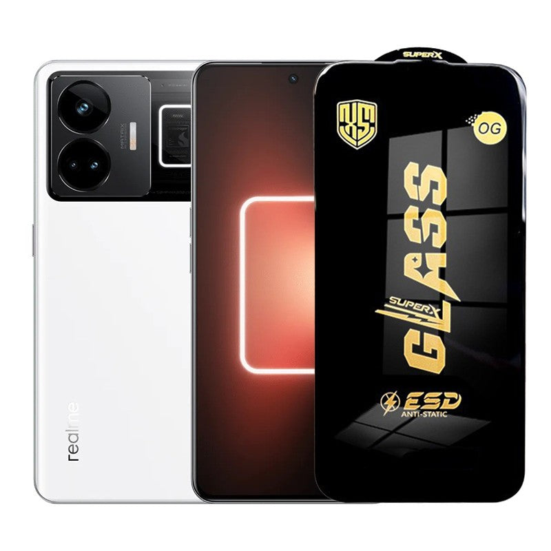 Folie de Protectie pentru Realme GT Neo5, Flippy, Sticla Securizata ESD, Margini Negre, Rezistenta la Zgirieturi,