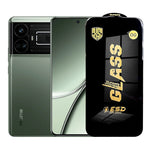 Folie de Protectie pentru Realme GT5, Flippy, Sticla Securizata ESD, Margini Negre, Rezistenta la Zgirieturi,