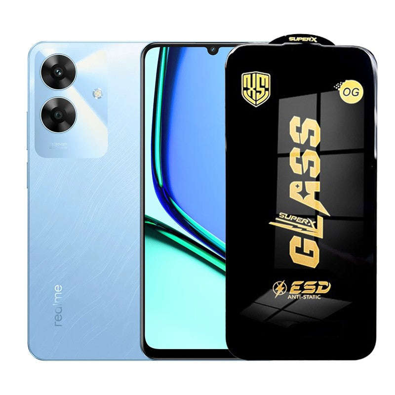Folie de Protectie pentru Realme Note 60, Flippy, Sticla Securizata ESD, Margini Negre, Rezistenta la Zgirieturi,