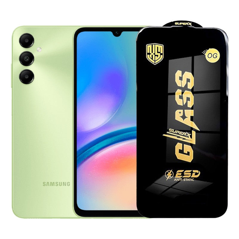 Folie de Protectie pentru Samsung Galaxy A05s, Flippy, Sticla Securizata ESD, Margini Negre, Rezistenta la Zgirieturi,