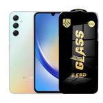 Folie de Protectie pentru Samsung Galaxy A34, Flippy, Sticla Securizata ESD, Margini Negre, Rezistenta la Zgirieturi,