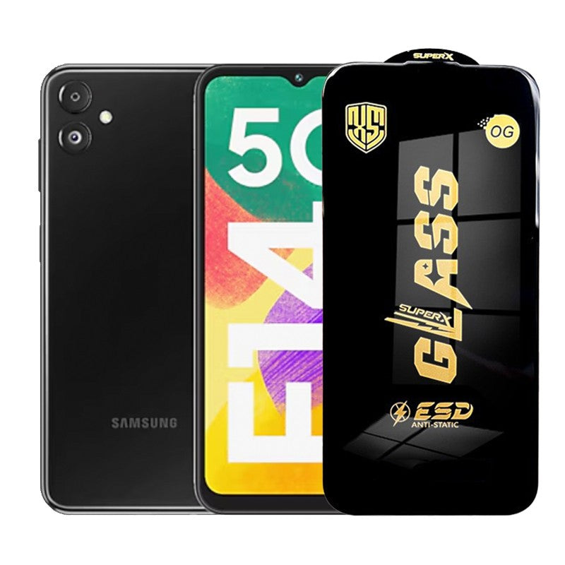 Folie de Protectie pentru Samsung Galaxy F14, Flippy, Sticla Securizata ESD, Margini Negre, Rezistenta la Zgirieturi,