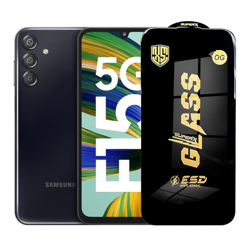 Folie de Protectie pentru Samsung Galaxy F15, Flippy, Sticla Securizata ESD, Margini Negre, Rezistenta la Zgirieturi,