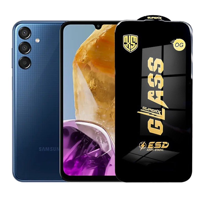 Folie de Protectie pentru Samsung Galaxy M15, Flippy, Sticla Securizata ESD, Margini Negre, Rezistenta la Zgirieturi,
