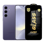 Folie de Protectie pentru Samsung Galaxy S24, Flippy, Sticla Securizata ESD, Margini Negre, Rezistenta la Zgirieturi,