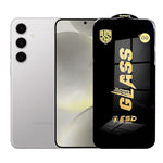 Folie de Protectie pentru Samsung Galaxy S24+, Flippy, Sticla Securizata ESD, Margini Negre, Rezistenta la Zgirieturi,